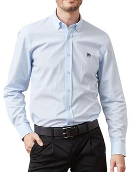 Camisa Altona Dock de cuadros azules para hombre