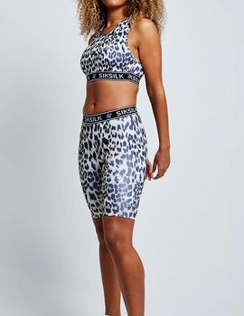 Top SikSilk Leopard Print estampado para mujer