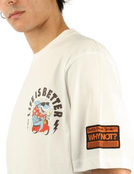 Camiseta Buddy Shark blanca