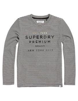 Camiseta Superdry Dunne negra para mujer