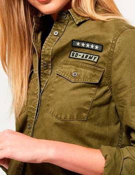 Sobrecamisa Superdry Rookie Patch Military mujer