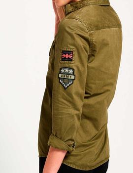 Sobrecamisa Superdry Rookie Patch Military mujer