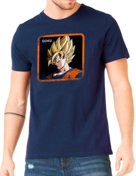 Camiseta Capslab Goku azul marino para hombre