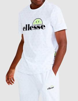 Camiseta Ellesse Smiley blanca para hombre