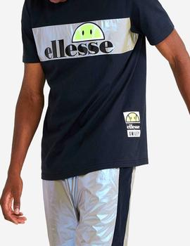 Camiseta Ellesse Smiley negra para hombre