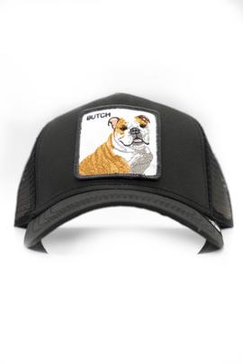 Gorra Goorin Bros perro Bulldog verde oliva