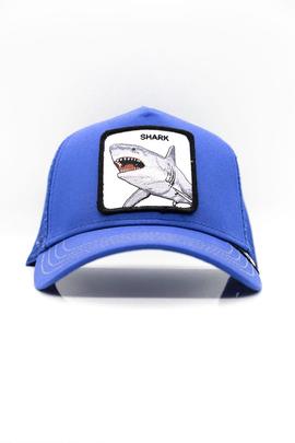 Gorra Goorin Bros tiburón azul eléctrico