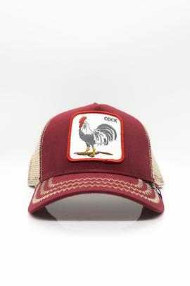 Gorra Goorin Bros gallo granate