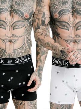 Calzoncillos Siksilk estampados pack 2uds