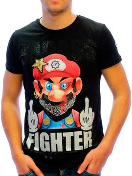 Camiseta Local Fanatic Super Mario negro