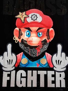 Camiseta Local Fanatic Super Mario negro