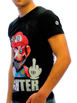Camiseta Local Fanatic Super Mario negro