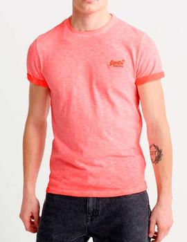 Camiseta Superdry Verano coral para hombre