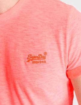 Camiseta Superdry Verano coral para hombre