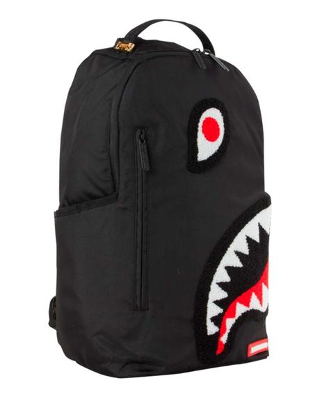 Mochila Sprayground negra mordisco shark