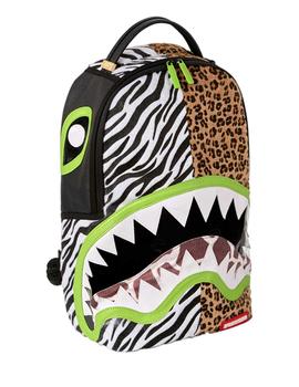 Mochila Sprayground leopardo cebra Safari Cut