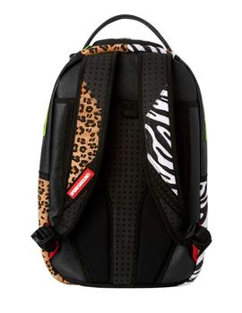 Mochila Sprayground leopardo cebra Safari Cut