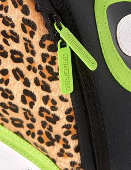 Mochila Sprayground leopardo cebra Safari Cut