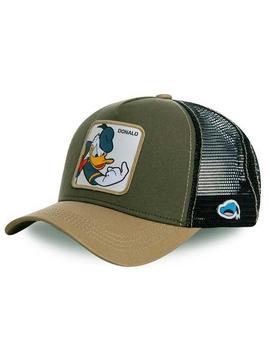 Gorra Capslab Pato Donald verde