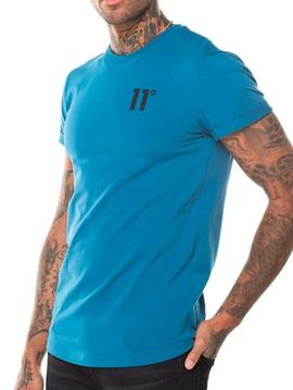 Camiseta 11 Degrees azul Core Muscle Fit