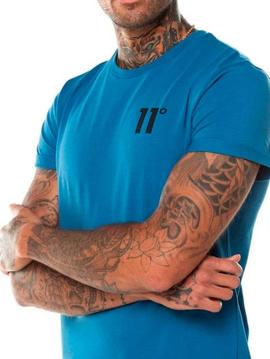 Camiseta 11 Degrees azul Core Muscle Fit