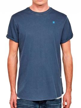 Camiseta G Star Lash larga azul para hombre