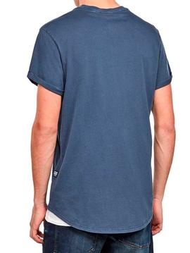 Camiseta G Star Lash larga azul para hombre