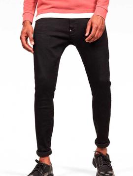 Pantalón G Star negro pitillo para hombre