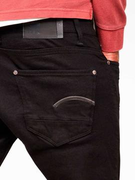 Pantalón G Star negro pitillo para hombre