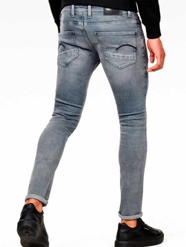 Pantalón G Star Raw gris pitillo Revend Skinny