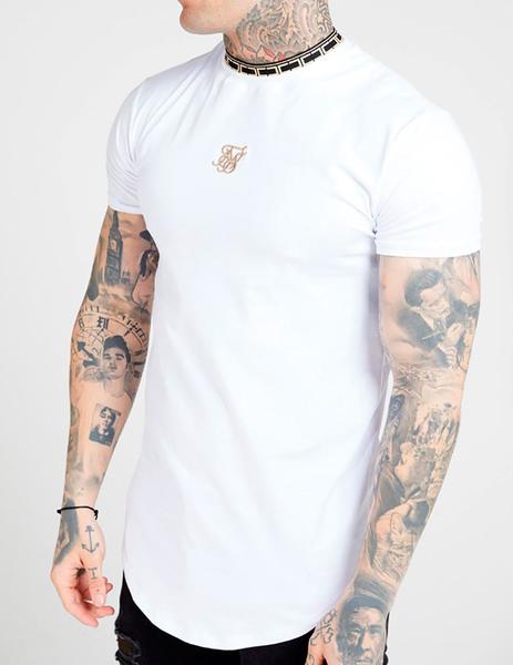 Tape Collar Gym blanca hombre