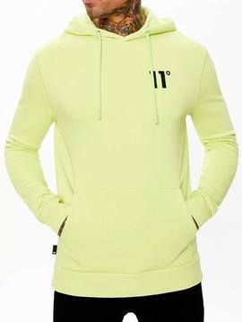 Sudadera 11 degrees Core hoodie avocado green