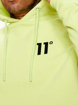 Sudadera 11 degrees Core hoodie avocado green