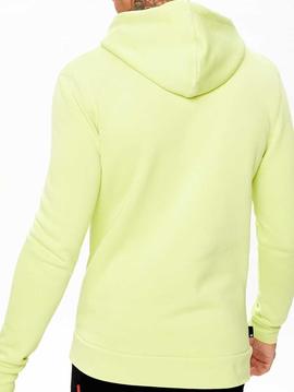 Sudadera 11 degrees Core hoodie avocado green