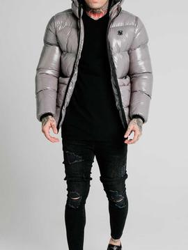 Chaqueta Siksilk Adapt Jacket gris acolchada