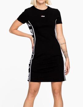 Vestido Taniel negro ceñido con logo