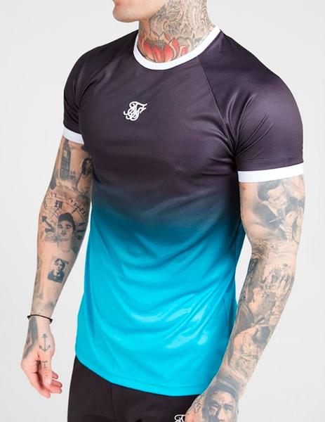 Siksilk degradada negro turquesa | Envío