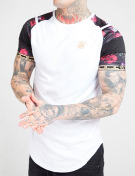 Camiseta Siksilk blanca mangas