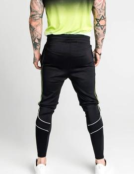 Pantalón Siksilk Tri Fade Tape Track negro