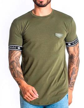 Camiseta Gianni Kavanagh verde Core Elastic