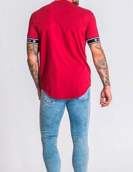 Camiseta Gianni Kavanagh burdeos para hombre