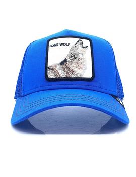 Gorra Goorin Bros Lobo solitario azul eléctrico