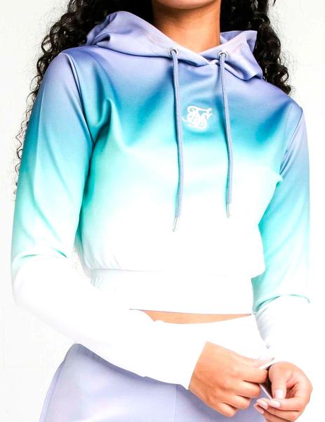 Cropped Hoodie Siksilk Mujer Chandal Sudadera Con Capucha SikSilk Para  Mujer Corte Ajustado, Color Negro