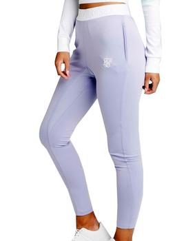 Pantalón Siksilk lila en conjunto para mujer