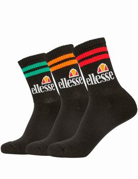 Calcetines Ellesse negros Pullo paquete 3uds