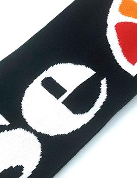 Bufanda Ellesse negra con logotipo clásico