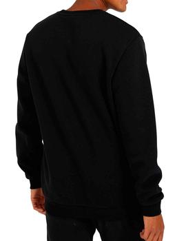 Sudadera Ellesse Manto negra logo reflectante