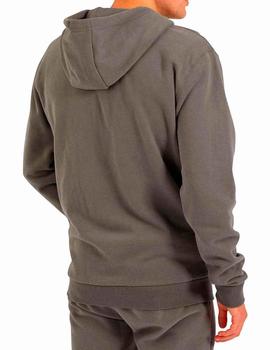 Sudadera capucha Ellesse Gottero gris logo grande