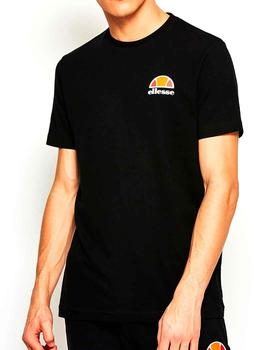 Camiseta Ellesse negra logo pequeño Canaletto