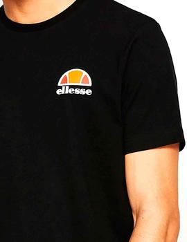 Camiseta Ellesse negra logo pequeño Canaletto